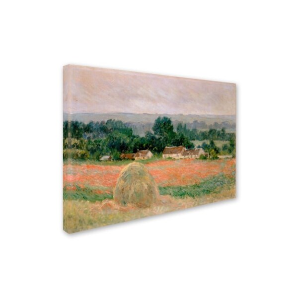 Monet 'Haystacks At Giverny' Canvas Art,14x19
